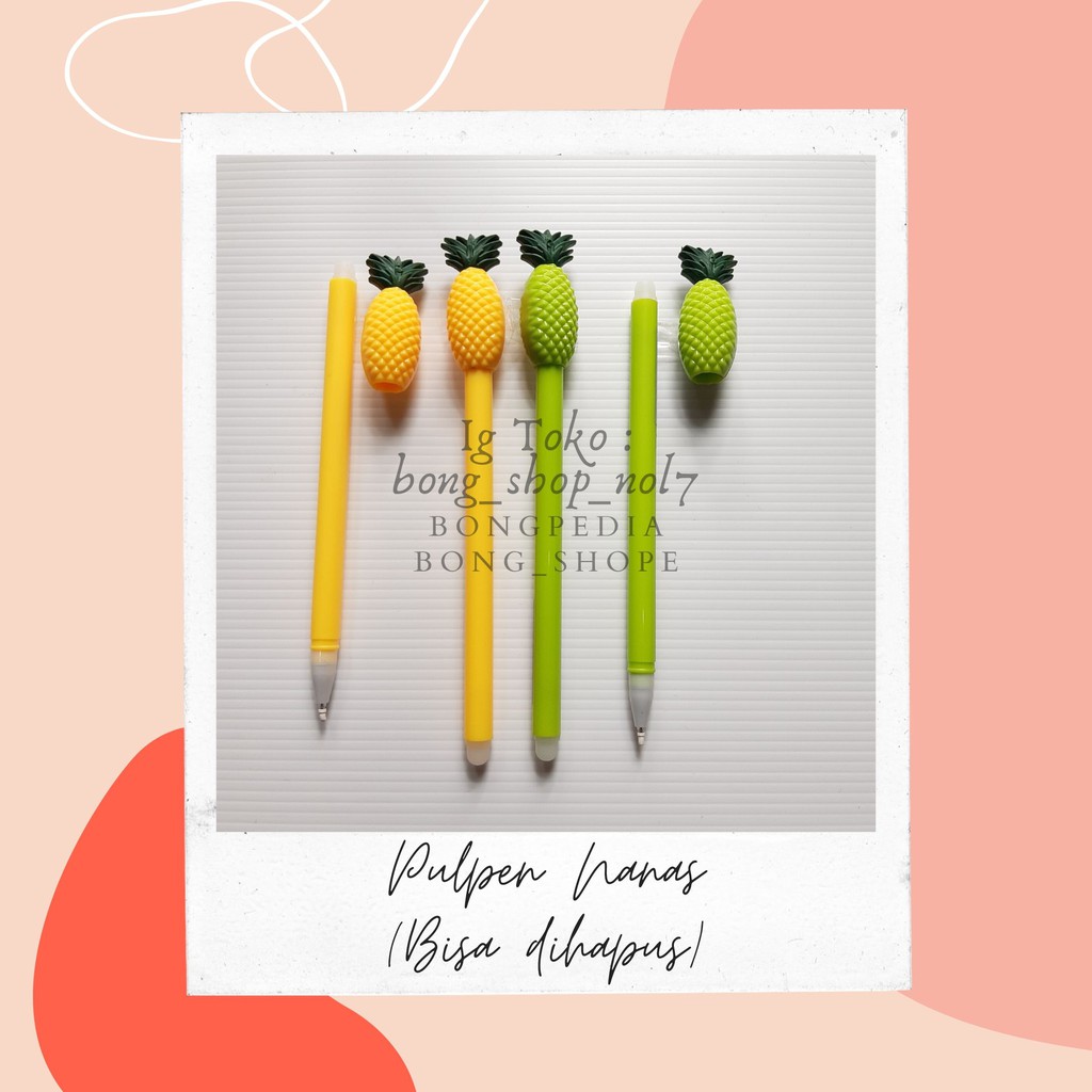 

Pulpen Lucu Bentuk Nanas (Bisa dihapus)|Pen Lucu Bentuk Nanas|Ballpoint Lucu Nanas