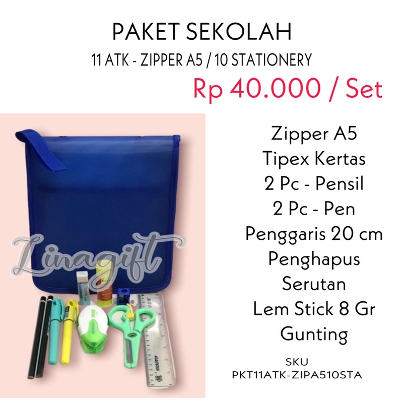 ( Set Paket Zipper ) ALAT TULIS SEKOLAH LENGKAP / MEWARNAI / KADO SUVENIR CUSTOM ULANG TAHUN / HADIAH LOMBA 17 AGUSTUS / COLORING STATIONERY SET / BUKU A5 / GOODIE BAG SNACK BINGKISAN SOUVENIR / NOTES PEN PENSIL