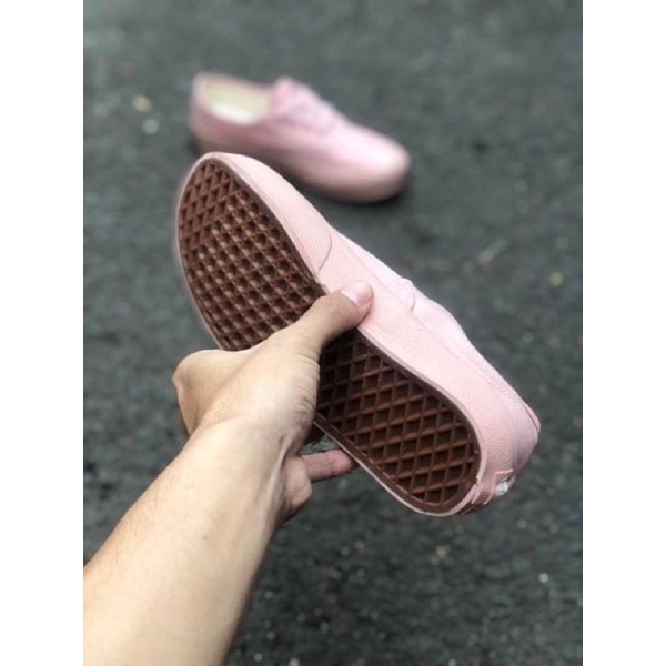 Sepatu Vans authentic all peach salmon pink womens sepatu wanita