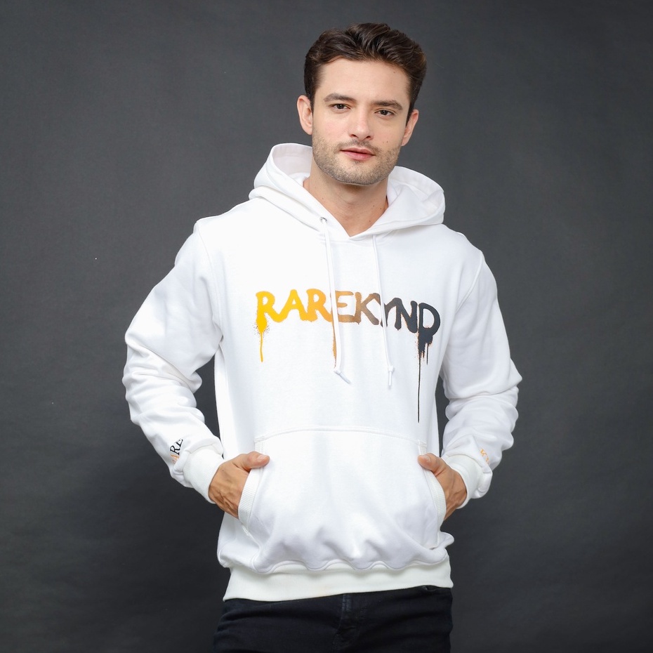 RKYND Hoodie Irena White - Sweater dengan penutup kepala Irena Putih