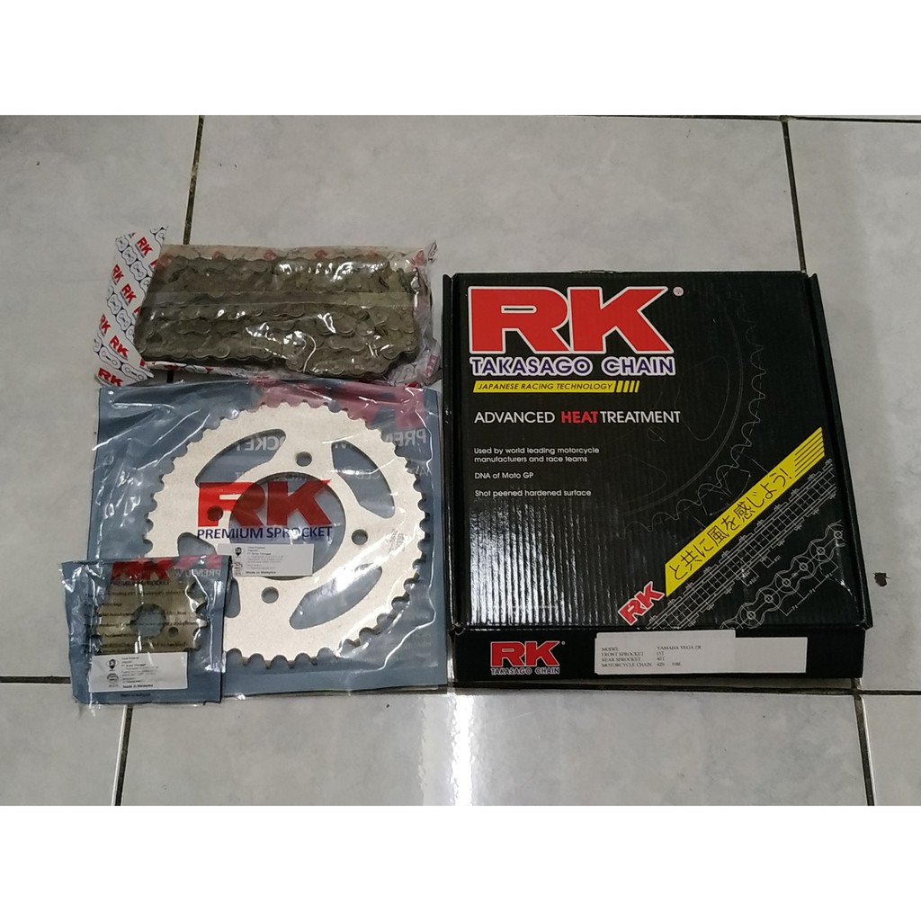 GEAR SET VEGA ZR RK TAKASAGO.KUAT,AWET.SUDAH BANYAK DI PAKAI DI AJANG BALAP TERMASUK MOTO GP