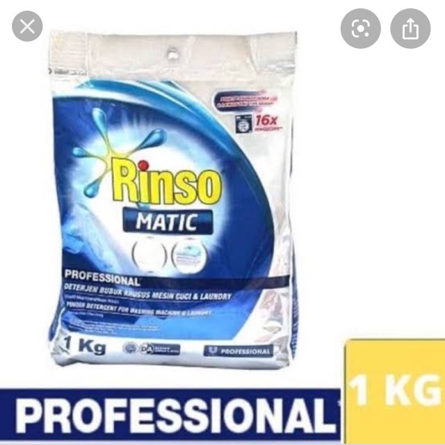 Rinso Pro Powder 1KG_Rinso Profesional untuk Laundry Kiloan 1 Kg