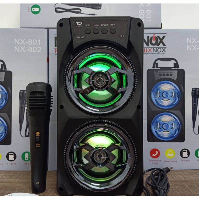 SPEAKER BLUETOOTH PORTABEL KARAOKE FREE MIC PJ 81/82 SPEAKER AKTIF TERMURAH JPJ-07 - XOBOX