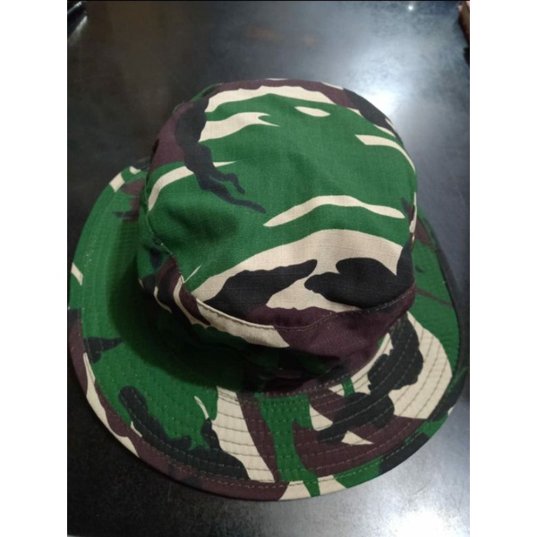 Topi Rimba Tni Lapisan Kawat/Topi Loreng Tni