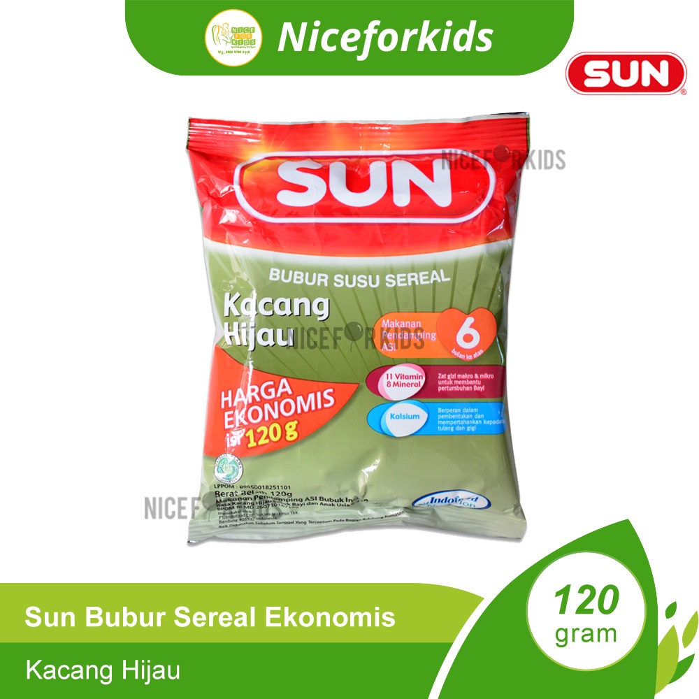 Sun Bubur Ekonomis 6+ bulan 120 gram Bubur Bayi Sachet