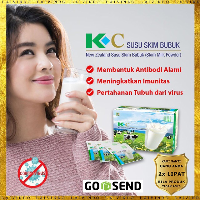 

Susu Skim Kolostrum Tanpa Lemak K-C Bubuk K-Link Asli Ori 100% Distributor Resmi Klink