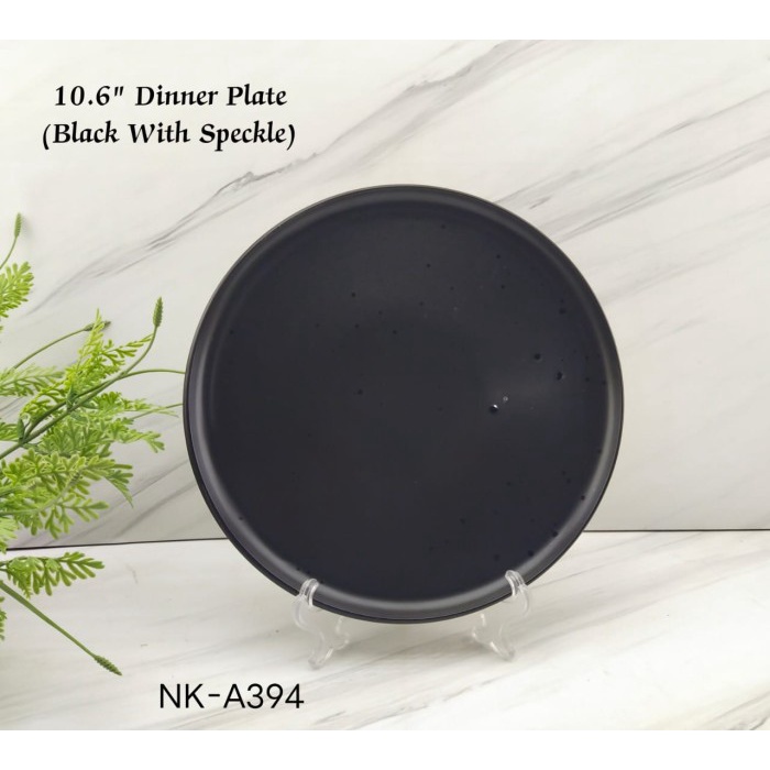 10.6" Dinner Plate Black NK-A394