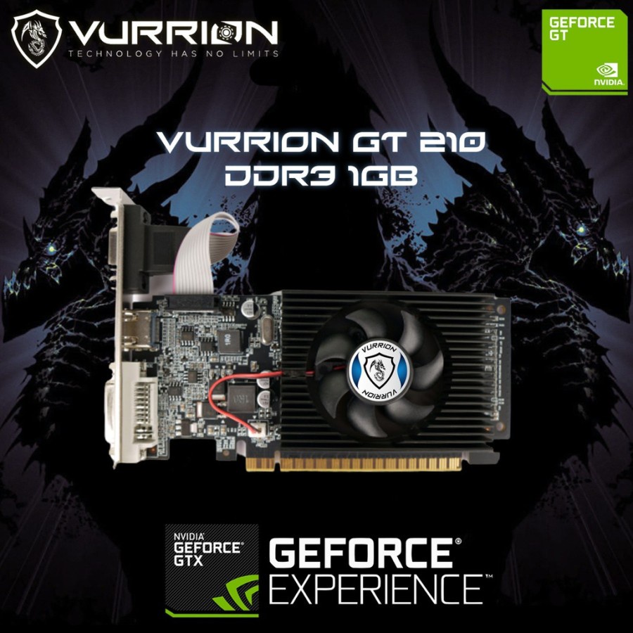 VGA VURRION GT 210 1GB DDR3 64Bit GAMING VGA ORI