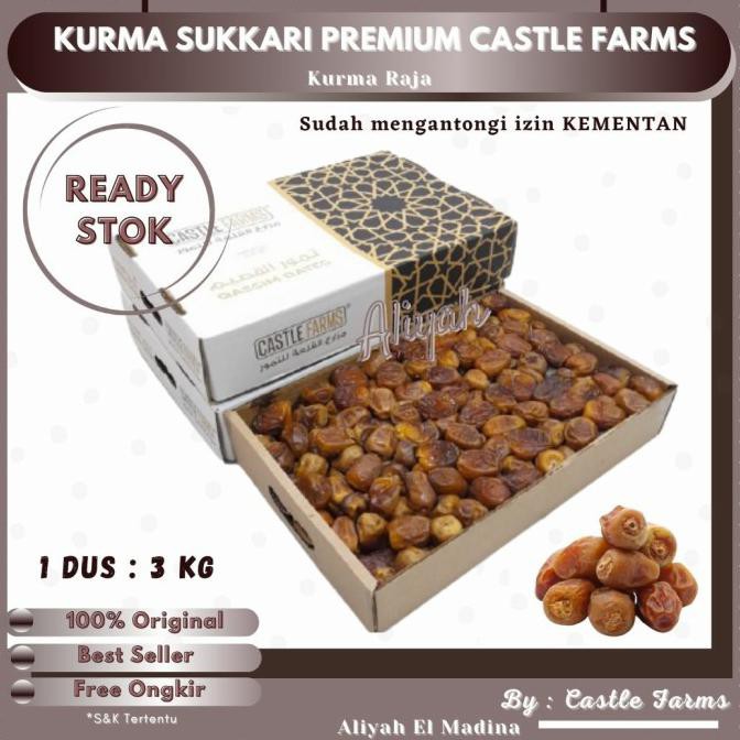 

Kurma Manis / Buah Kurma / Kurma Sukkari Premium Castle Farm Sukari Premium Dates By Castle Farms