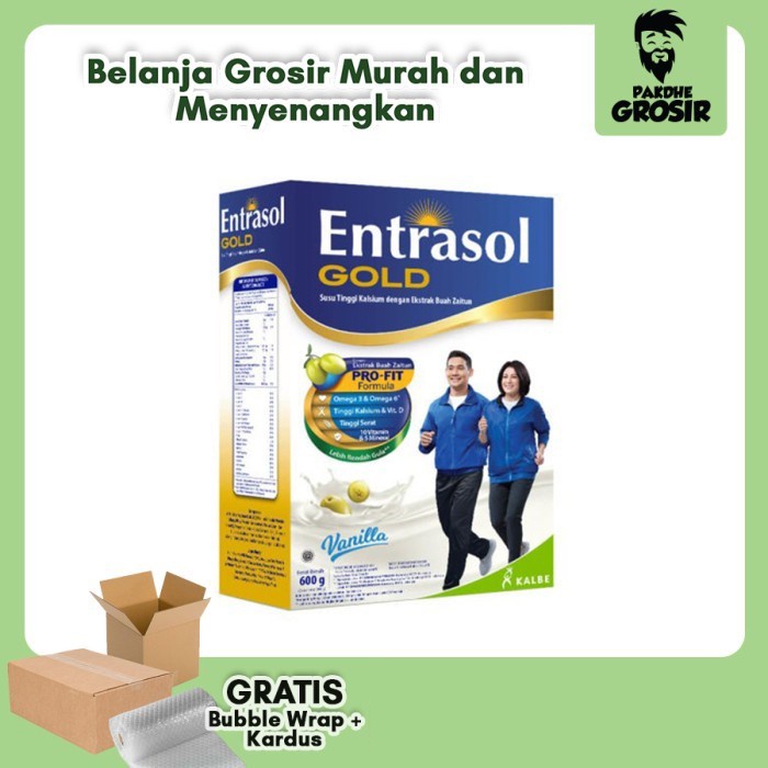 

Susu Entrasol Gold Vanila 600 gram