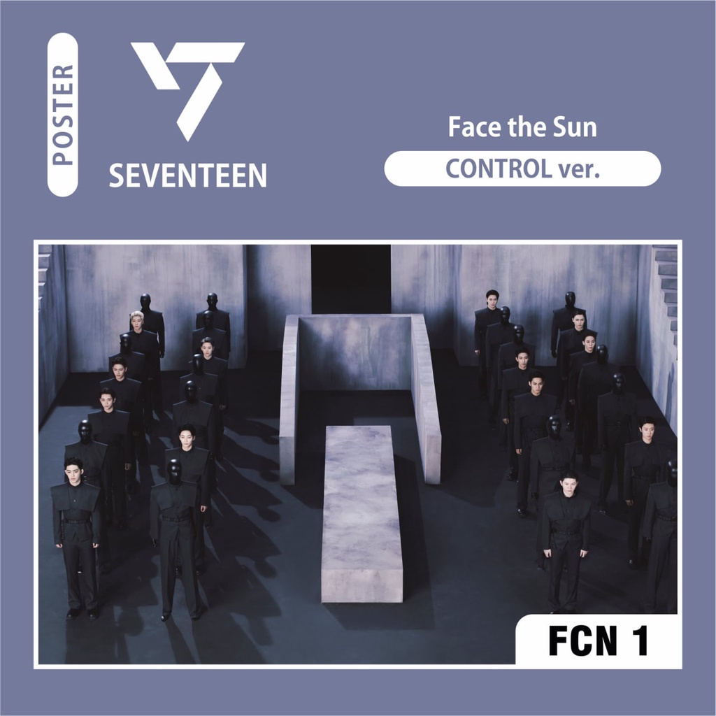 POSTER KPOP SEVENTEEN FACE THE SUN - CONTROL VER