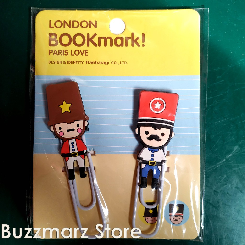 

Bookmark Clip / Pembatas Buku Unik, Lucu & Keren - LONDON BOOKMARK