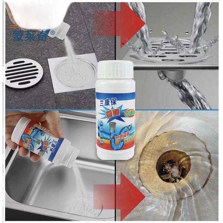 Serbuk anti sumbat mampet / pembersih saluran wc / pembersih saluran washtafel  / pembersih saluran 