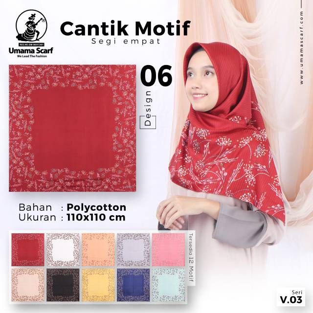 Hijab Segi Empat Motif Hijab Segi Empat Umama