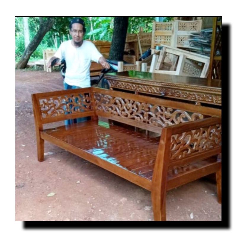 BANGKU BALE BALE BANGKU SANTAI KAYU JATI