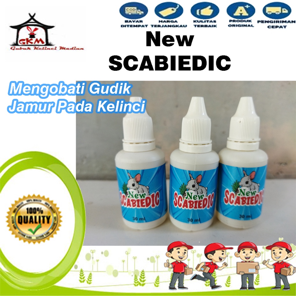 NEW SCABIEDIC OBAT SCABIES OLES TETES KELINCI