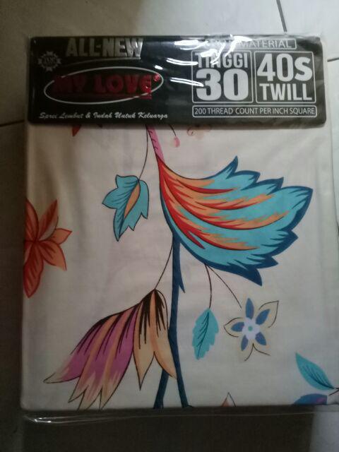 Sprei My Love King 180 Cm X 200 Cm Corak Gardena