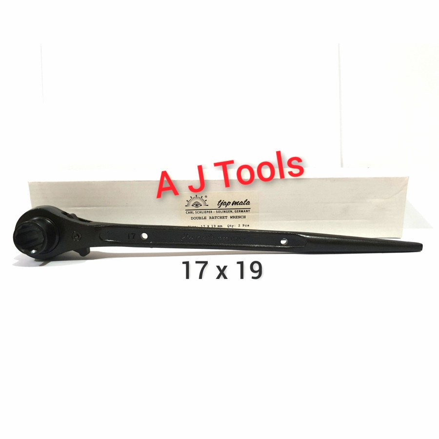 Kunci Ring Ratchet 17 x 19 mm TJAP MATA / EYE BRAND GERMANY