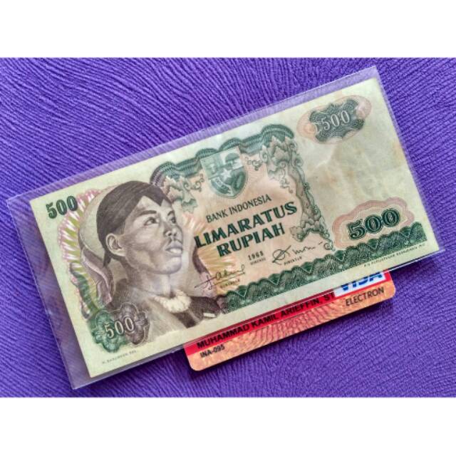 UANG KUNO UANG LAMA 500 Rupiah Seri Sudirman Tahun 1968