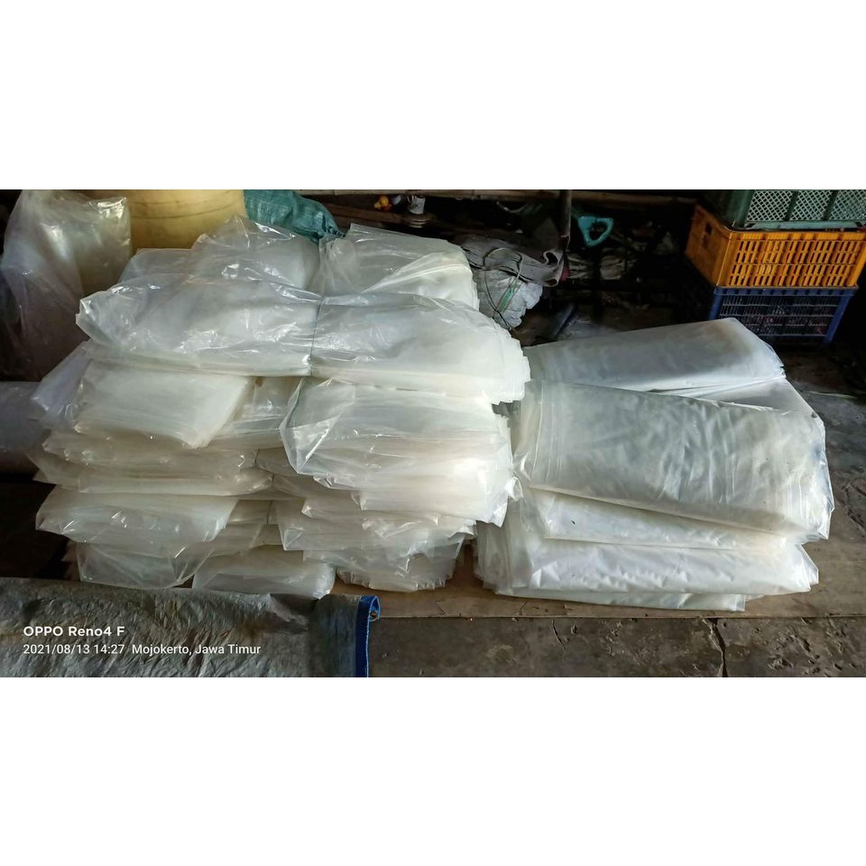 plastik pelastik uv green house ukuran 8x7 meter 200micron tanpa sambungan