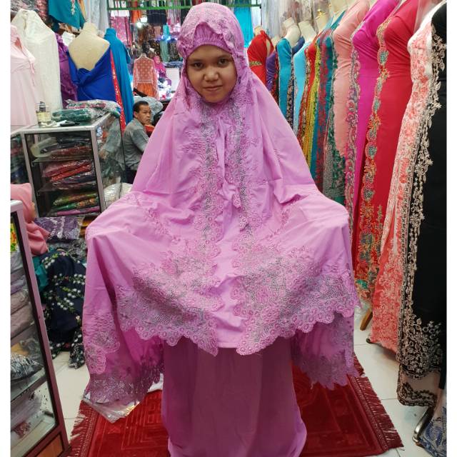 mukena bordiran padang