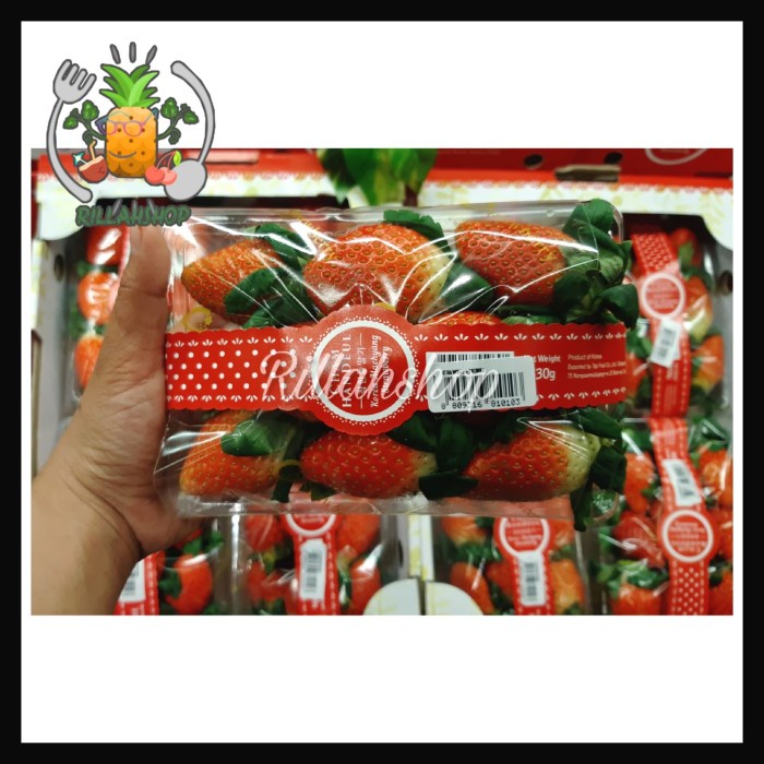 

Buah Strawberry Korea/Stroberi Impor Korea Pack
