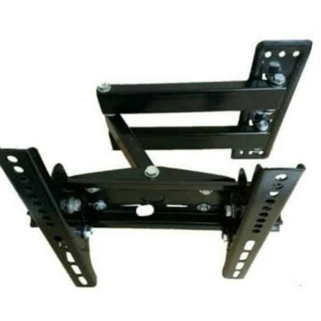 BRACKET TV SWIVEL 14&quot; 19&quot; 24&quot; 28&quot; 32&quot; 40&quot; LCD LED bisa gerak kanan kiri 180° atad bawah 18°  wall mount cagak ke dinding