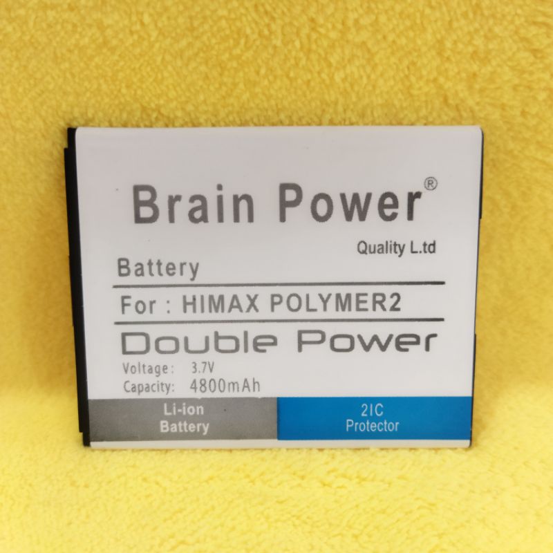 Baterai batre HIMAX POLYMER 2 double power