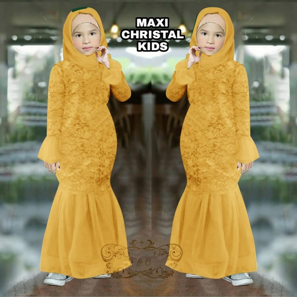 MAXI CHRISTALIA KID / BAJU MUSLIM ANAK