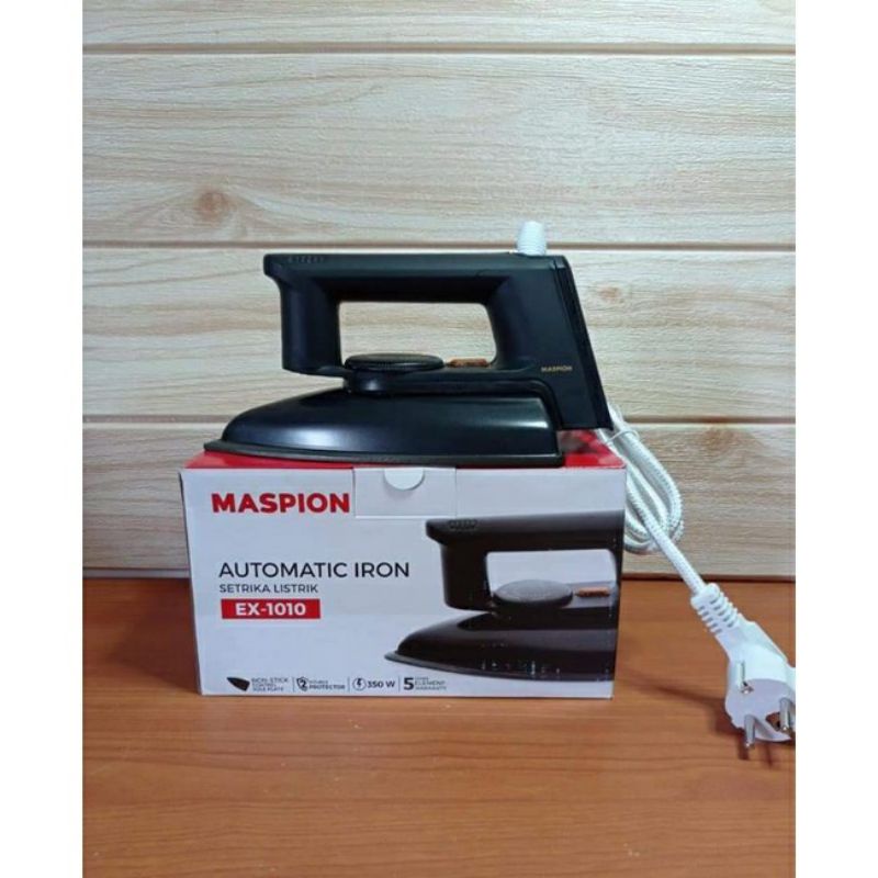 SETRIKA MASPION EX 1010 NON STICK COATING