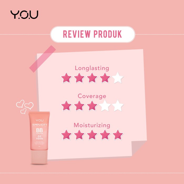 The Simplicity Perfect Glow BB Cream by YOU Makeups - Vanilla TARABABYSTORE