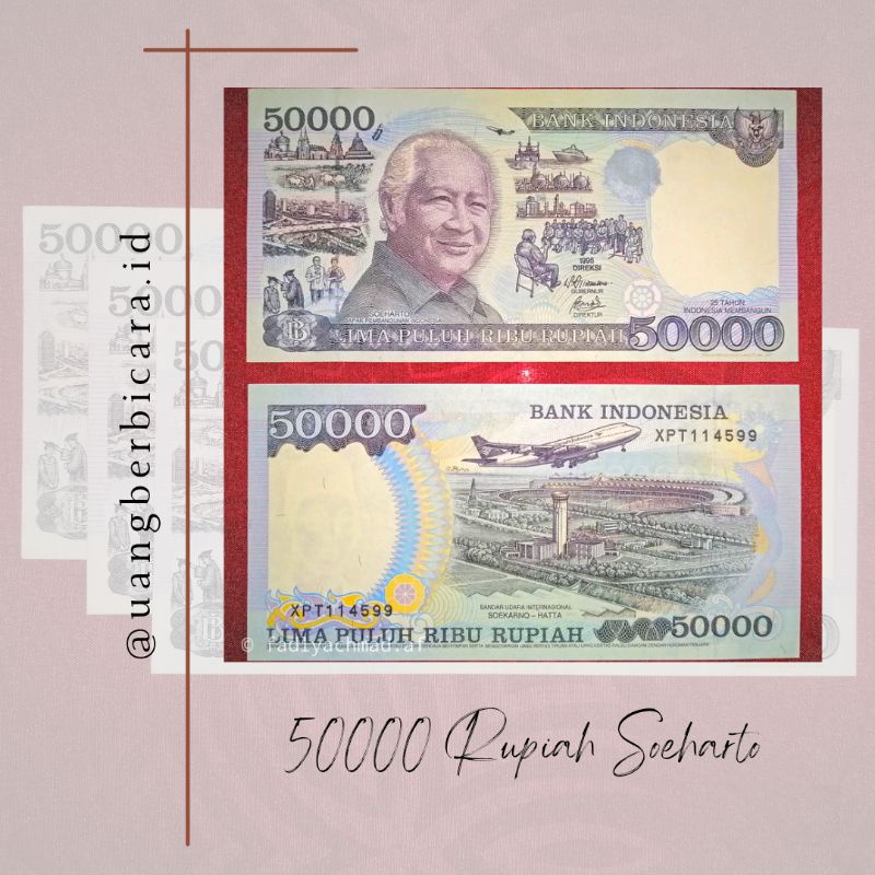 50000 Rupiah Soeharto 1993/1995