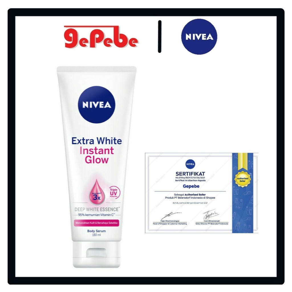 NIVEA Extra White Instant Glow SPF25 Serum 180ml