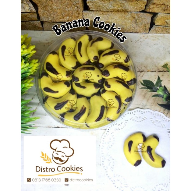 

Banana Cookies halal, murah dan enak