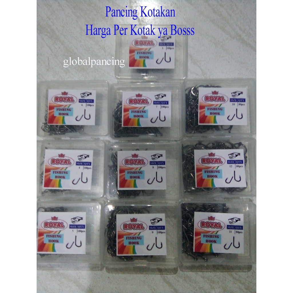 Mata pancing / kail carbon kotakan