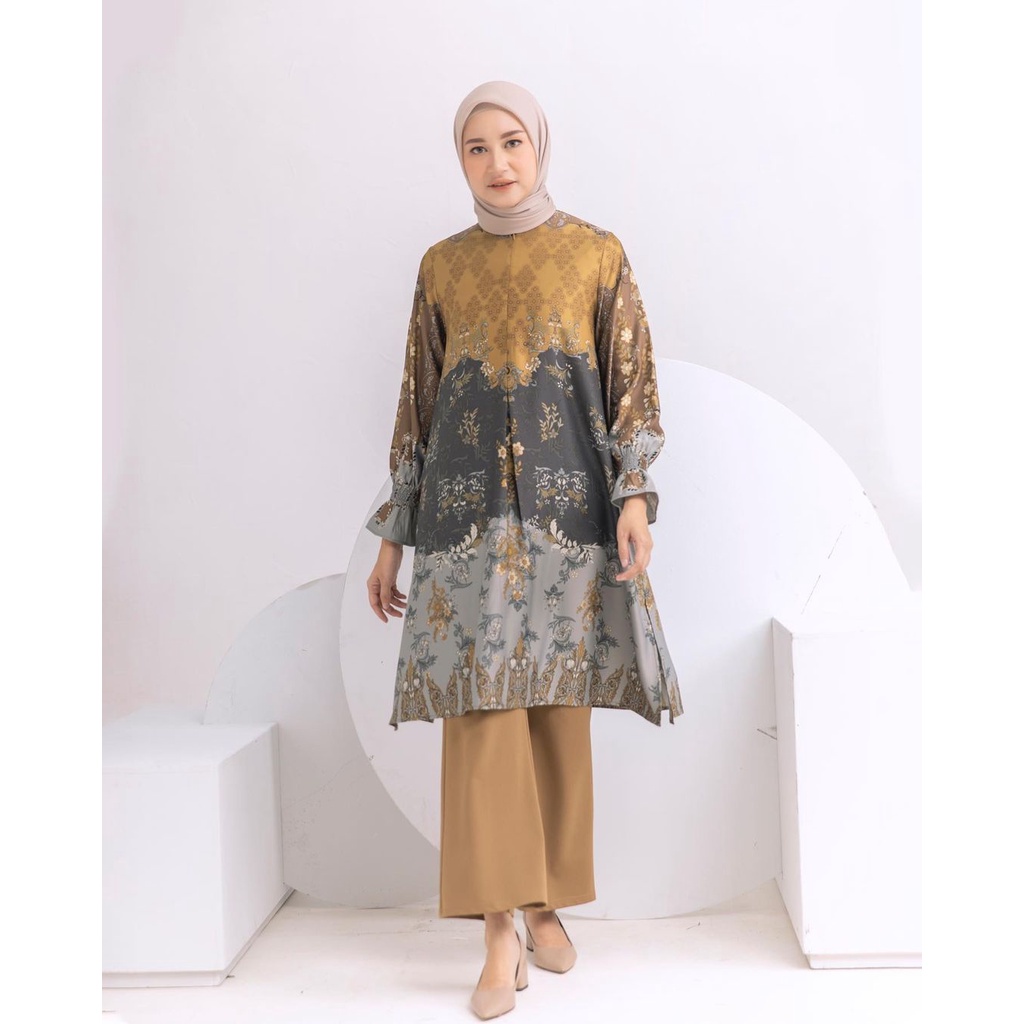 CHARRANA TUNIK TUNIC XXL ROYAL HONEY HEAVEN LIGHTS HL READYSTOCK FREEBOOK