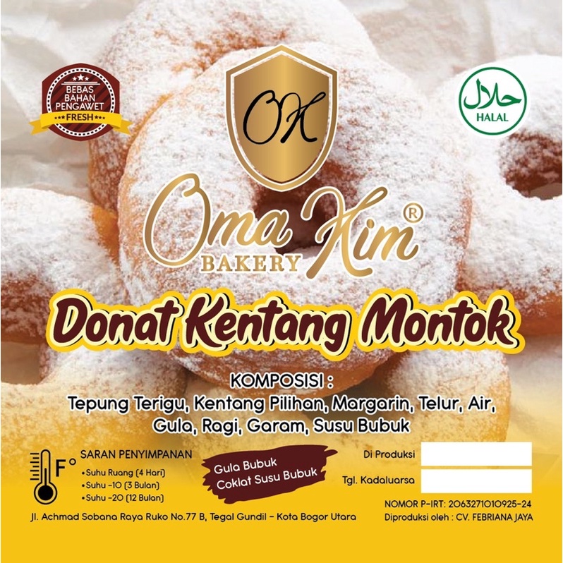 

DONAT KENTANG MONTOK