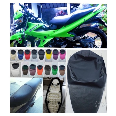 Bungkus Jok ATHLETE/ Kulit Jok Motor Kawasaki Athlete Lama/edge