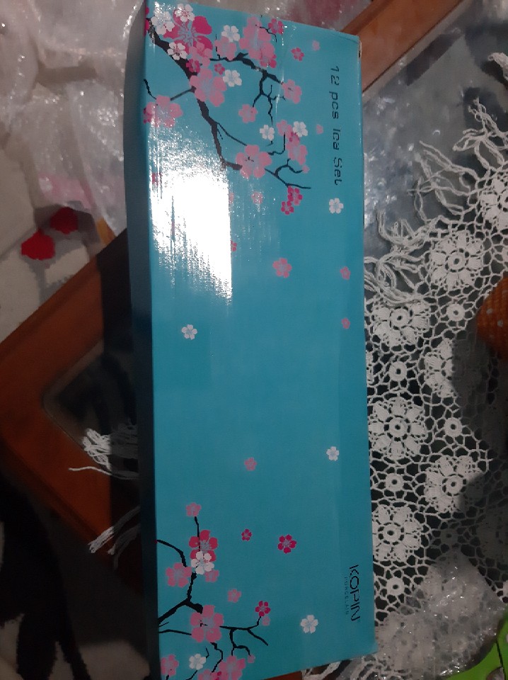 [ Best Seller ] 6 Pasang Cangkir Set Keramik Two Tone Kopin / Cangkir Teh Set / Cangkir Kopi