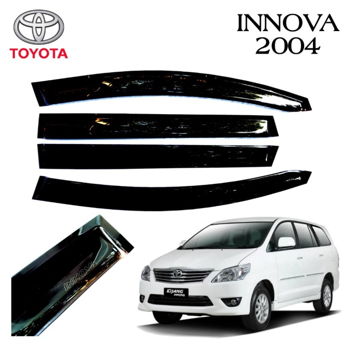 TALANG AIR MOBIL TOYOTA INNOVA 2004 MODEL SLIM AKRILIK HITAM