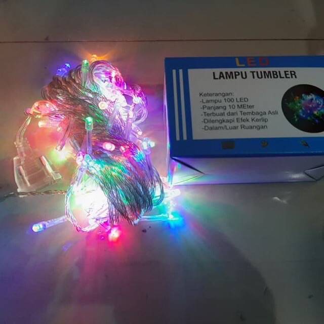 &lt;^ SJA ^&gt; Lampu Natal hias multifuncion 40led 7.5m twinkle lingt string