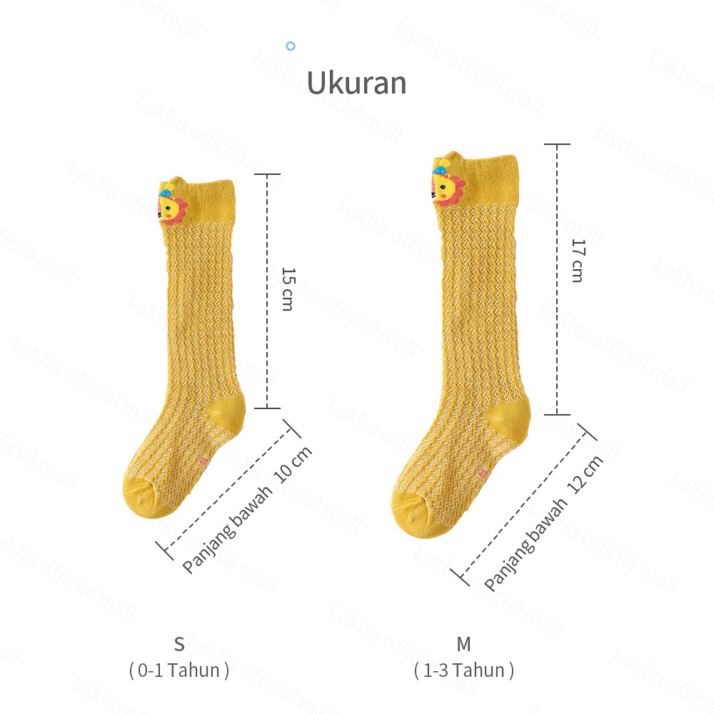 Lakhu kaos kaki panjang bayi anak motif/kaus kaki panjang bayi /baby socks  anti nyamuk