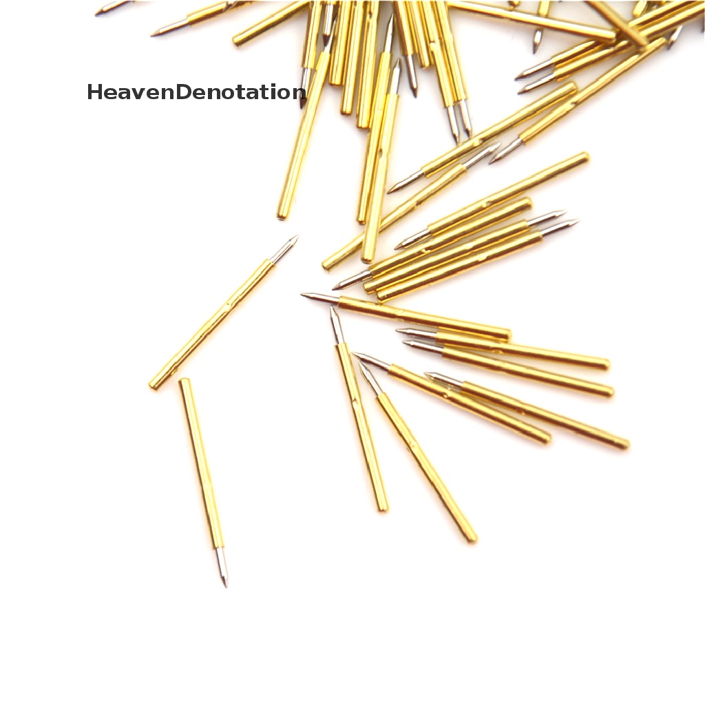 (Heavendenotation) 100pcs Pin Pogo P75-B1 Diameter 1.0mm