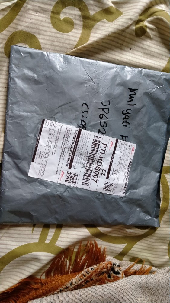 Kemeja Batik Pria Baju Fashion Pria Batik Wayang Susun Biru