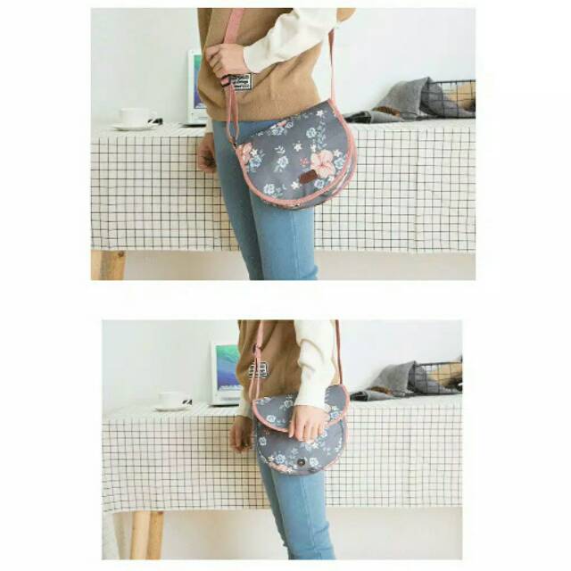 Saddle bag  tas bahu perempuan / tas selempang perempuan tas korea wanita tas korea selempang import