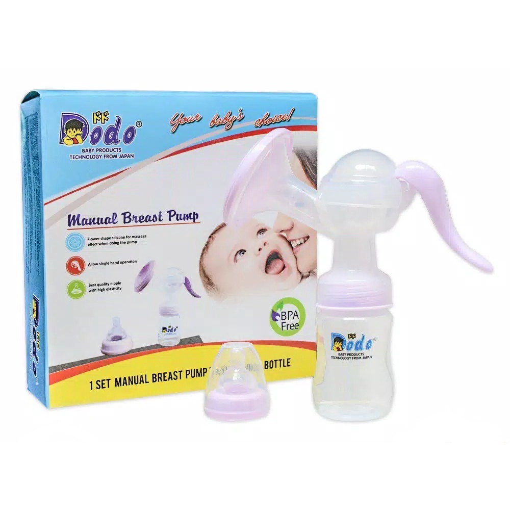 Breastpump Manual Dodo 1 Botol / 2 Botol / Pompa Asi Dodo/ Breast Pump Dodo