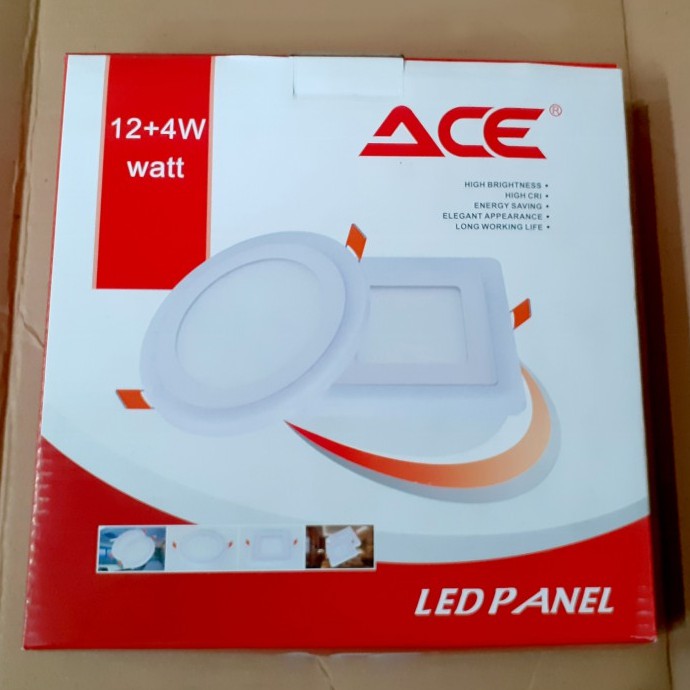 LAMPU LED ACE DOWNLIGHT 2 WARNA 12 WATT