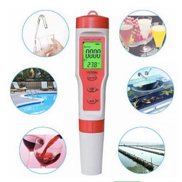 EZ9908 PH TDS EC Temperature Meter Tester Suhu Hidroponik EZ-9908