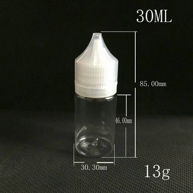 BOTOL PLASTIK TETES CHUBBY GORILLA 30ML CHILDPROOF FOR ELIQUID VAPE