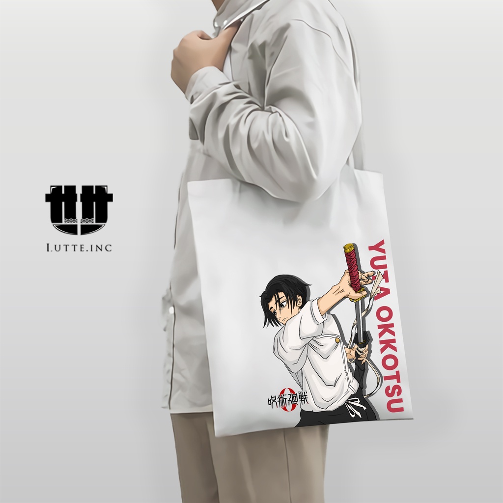 NEW Jujutsu Kaisen Episode 0 Tote bag Anime ToteBag Kanvas Premium Tas Tote bag Yuta Okkotsu